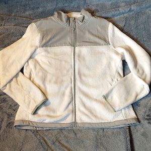 New Without Tags! Danskin Now XXL White and Gray Zip Jacket